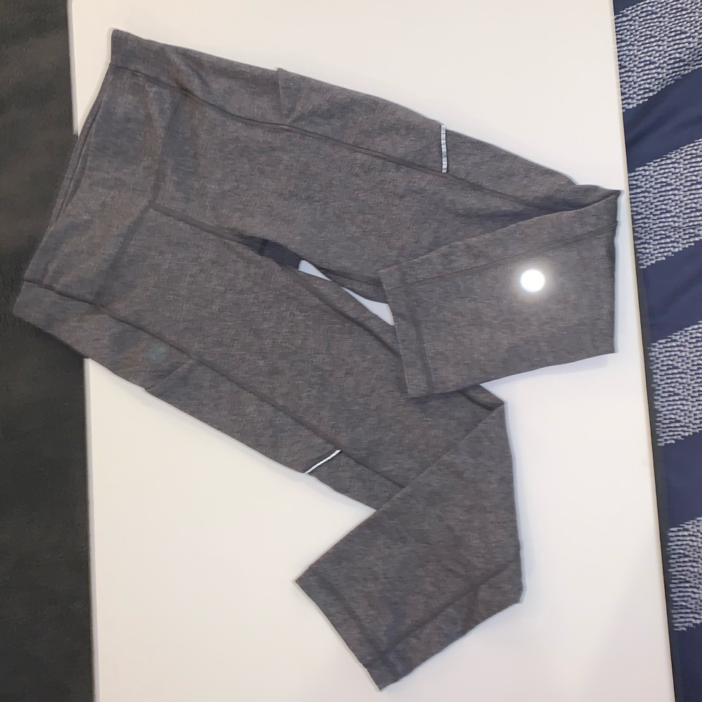 Grey Crop Lululemon Leggings